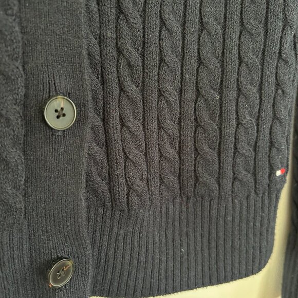 Tommy Hilfiger Navy Cardigan - Picture 2 of 5